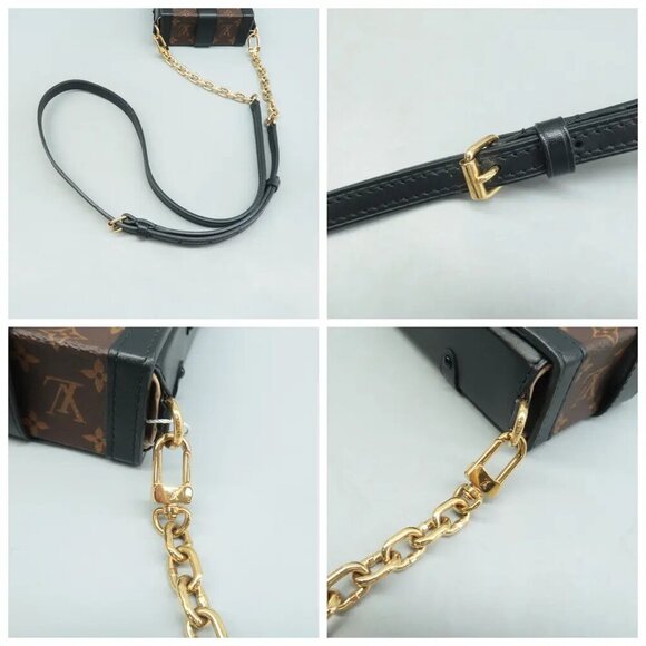 Louis Vuitton Pochette Trunk Verticale Monogram Canvas Shoulder Bag 1120-102324 - Picture 8 of 12